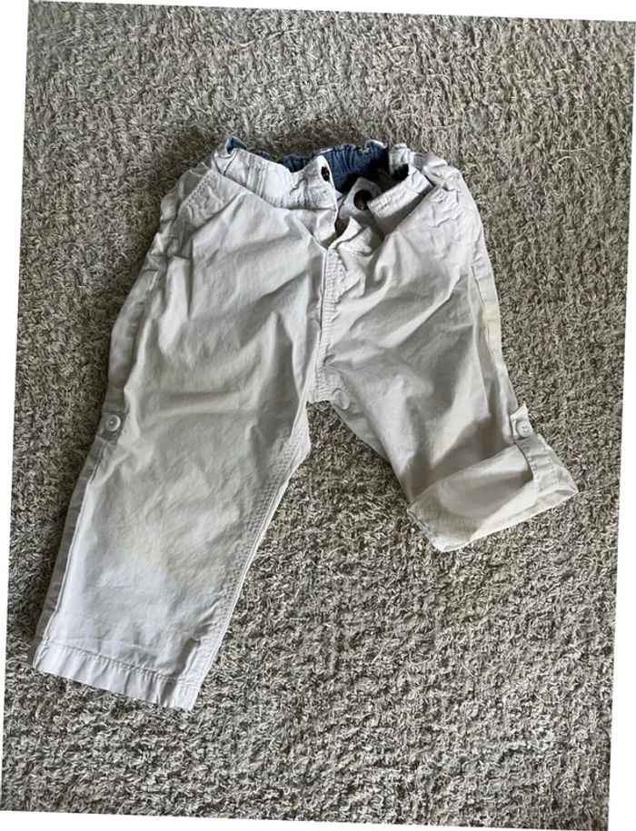 Pantalon blanc taille 18 mois marque Tex - photo numéro 4