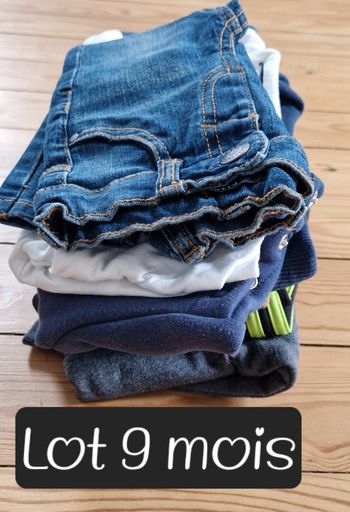 Lot vêtements 9 mois