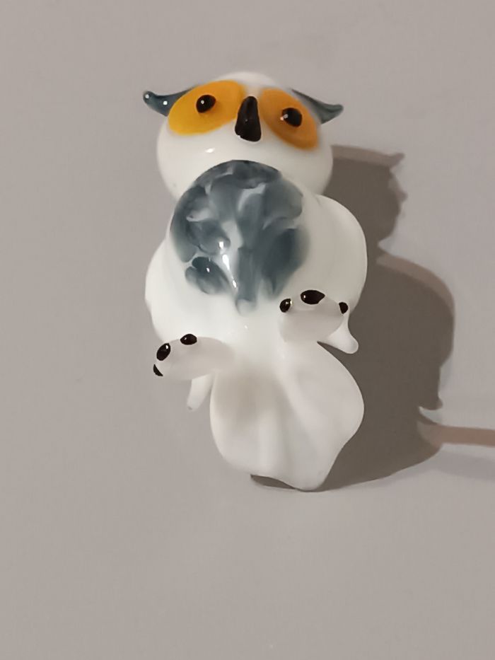 Chouette verre opalin - photo numéro 8