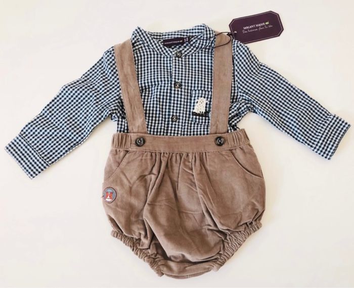 Ensemble salopette bloomer et chemise - photo numéro 6