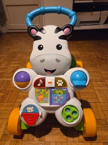 Trotteur zèbre Fisher Price