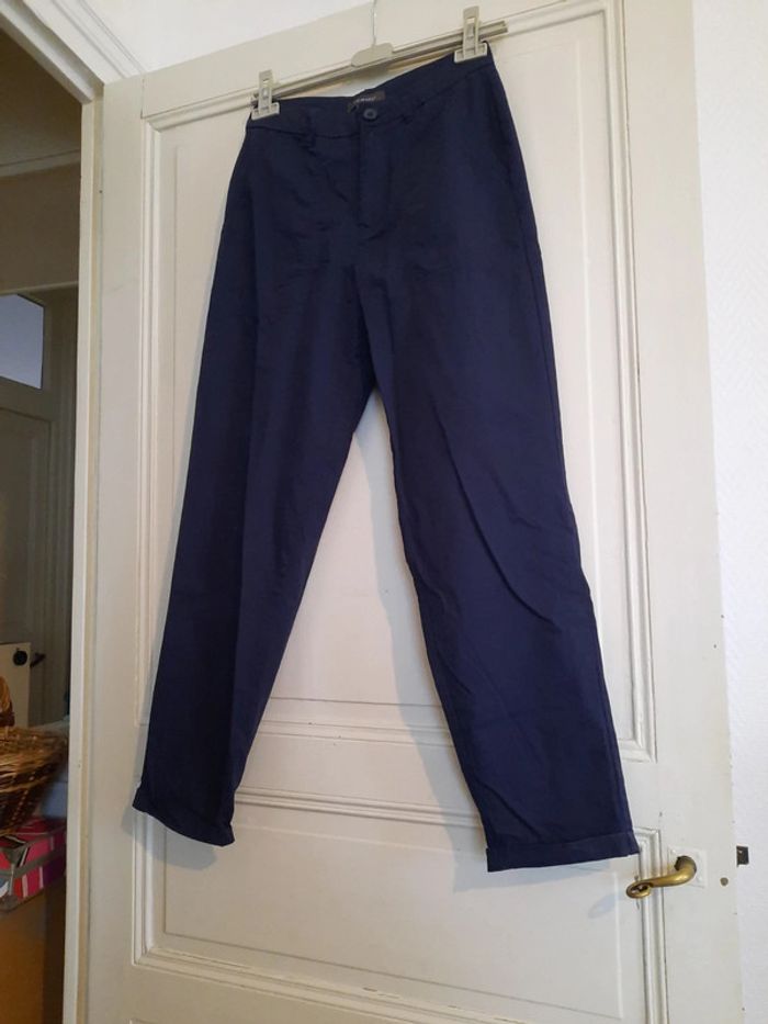 Pantalon bleu marine - photo numéro 2