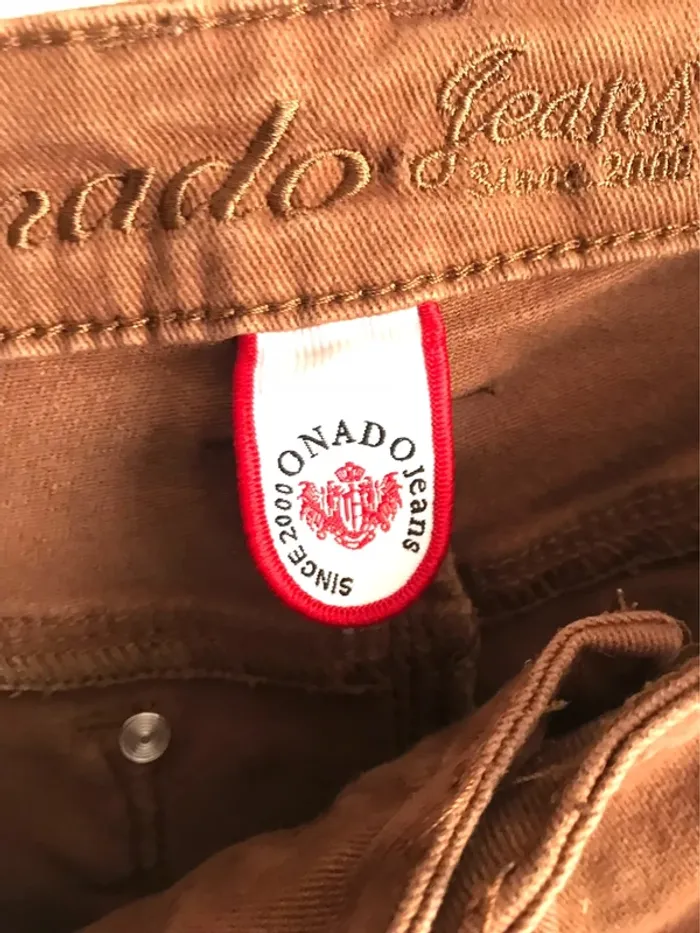 Jean marron chocolat Onado taille 40 - photo numéro 7