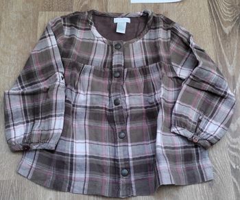 Chemise fille 18 mois