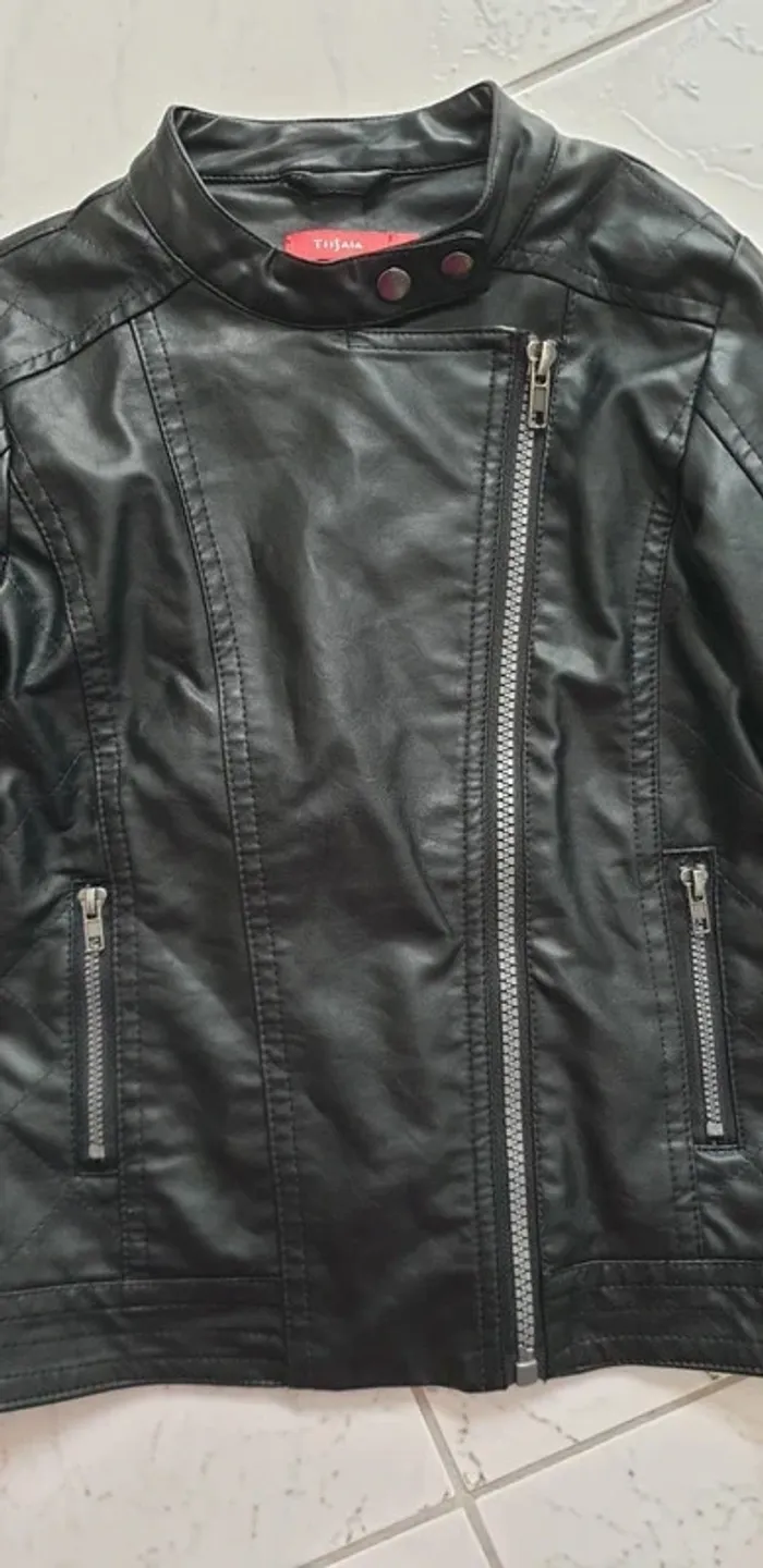 Blouson simili 6 ans - photo numéro 2
