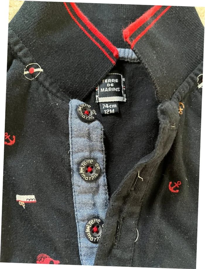 Ensemble gilet polo pantalon 12 mois - photo numéro 5