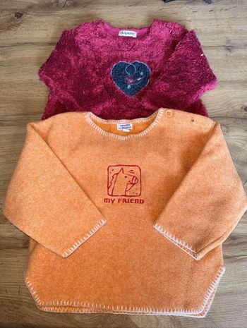 Lot de 2 pulls bébé