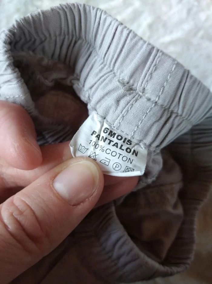 Ensemble (tee shirt+salopette+short) Garçon 6 mois dauphin pieuvre "ocean friends" 100% coton - photo numéro 17