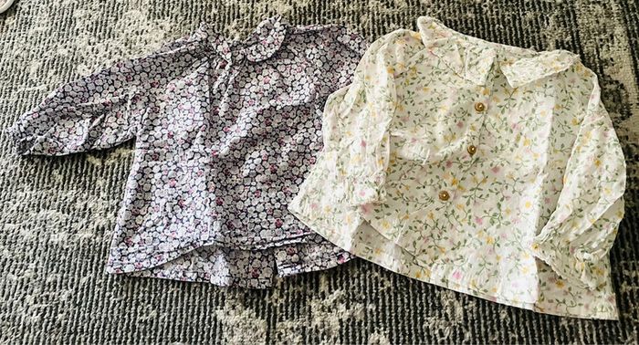 Lot 2 chemisiers / chemises 9 mois