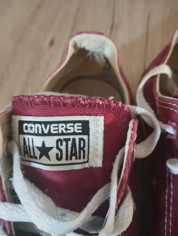 Converse bordeaux - photo numéro 2