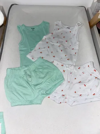 2 Ensembles bébé fille 9mois