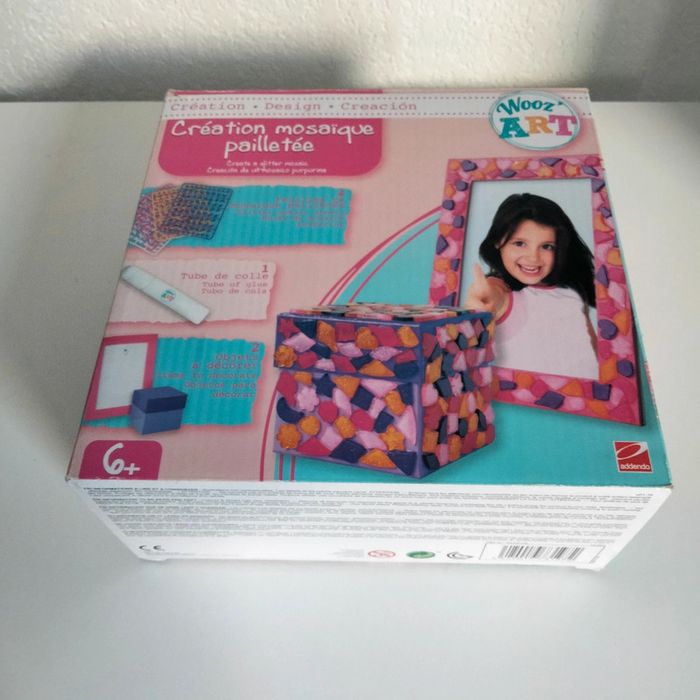 Création mosaïque pailletée - neuf