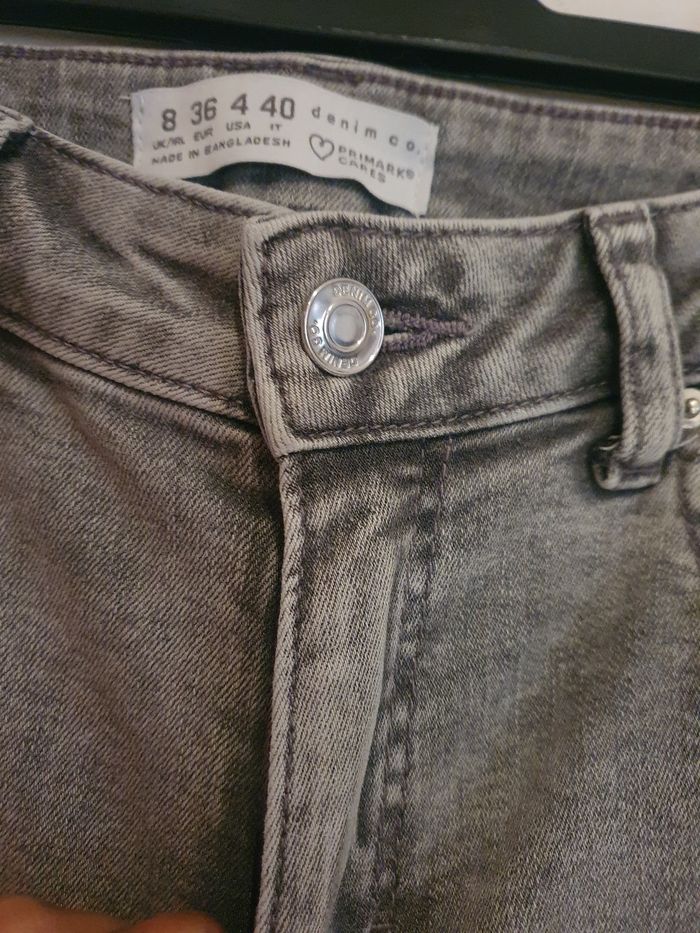 Jean femme 36 gris - photo numéro 3