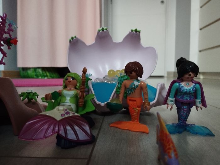 Playmobil sirènes et coquillage lumineux - photo numéro 3