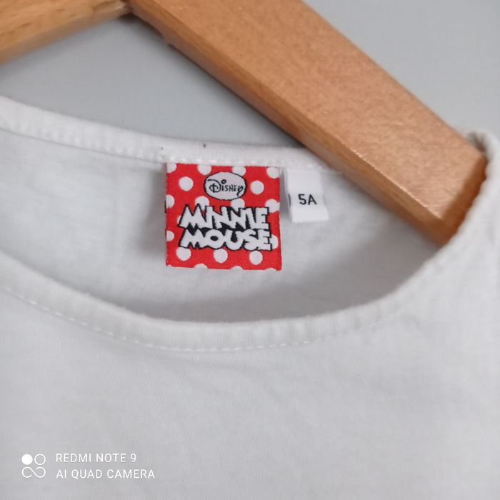 T-shirt blanc Minnie 5ans - photo numéro 4