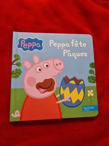 Livre peppa pig, peppa fête pâques