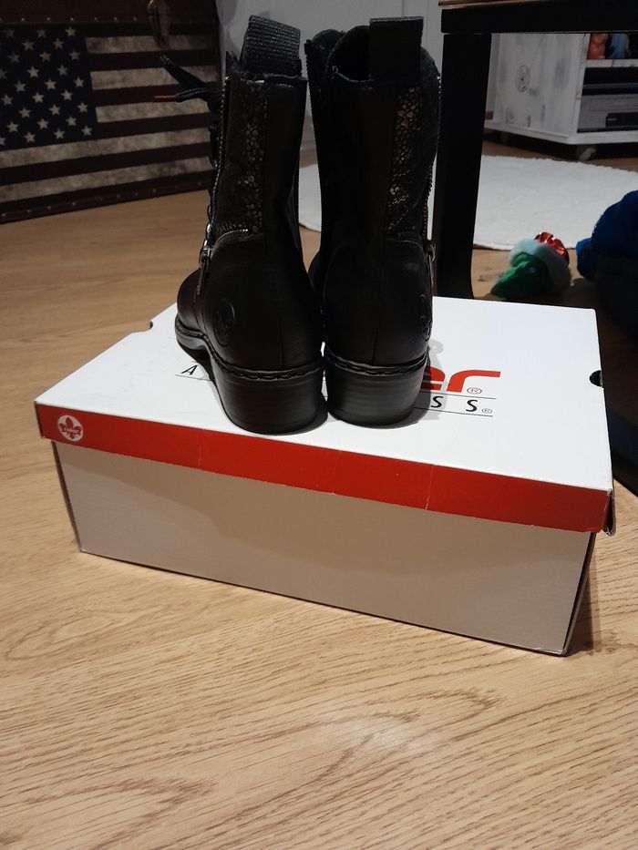 Bottines noires rieker taille 36 - photo numéro 4