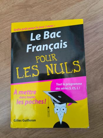Livre le bac français pour les nuls
