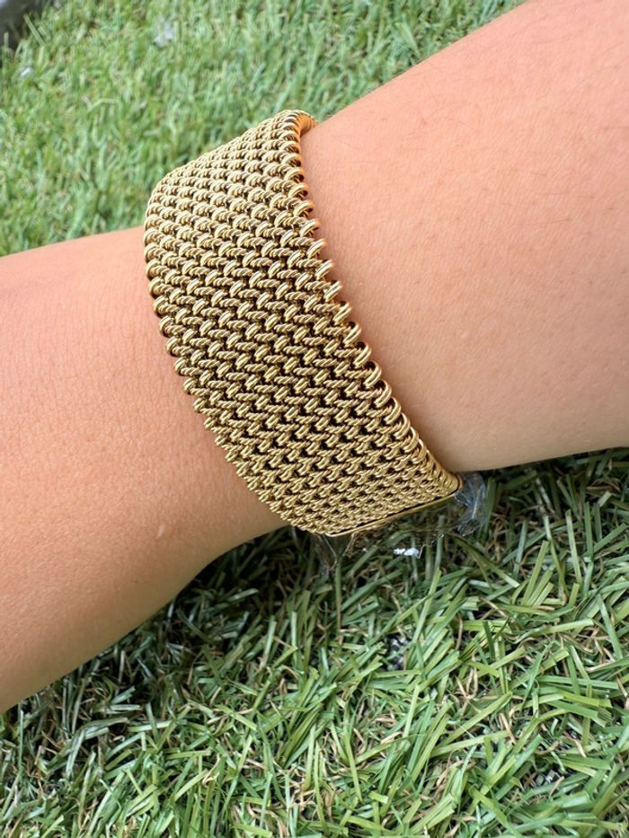 Bracelet en maille doré - photo numéro 2