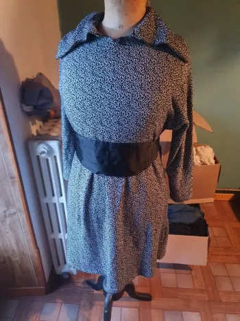 Robe pull col roulé @