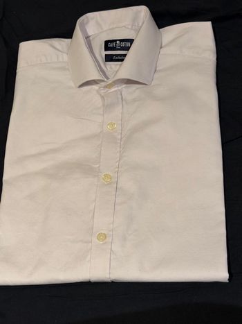 Chemise manche longue uni blanche 