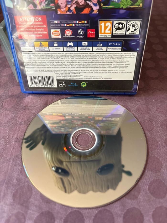 Jeu ps4 dragonball fighter Z - photo numéro 3