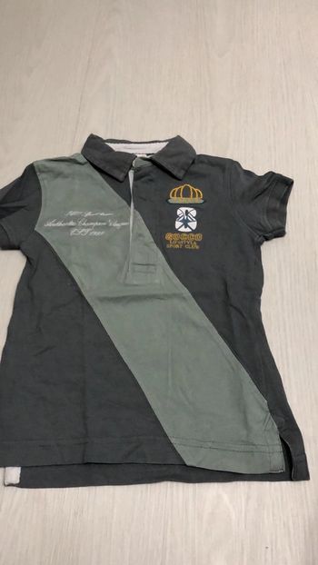 Polo manche courte kaki 18-24 mois gocco