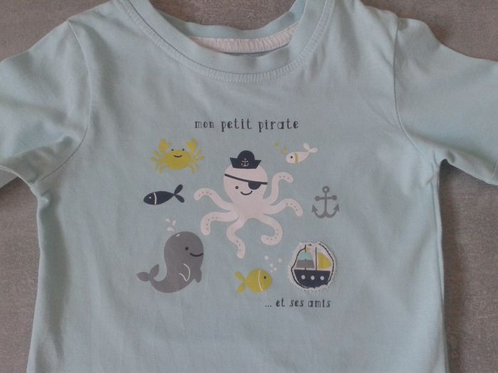 T-shirt MC Petits Cailloux 18 mois - photo numéro 2