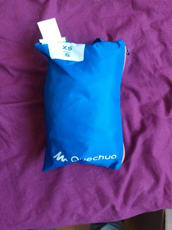 Kway bleu Oxylane S XS