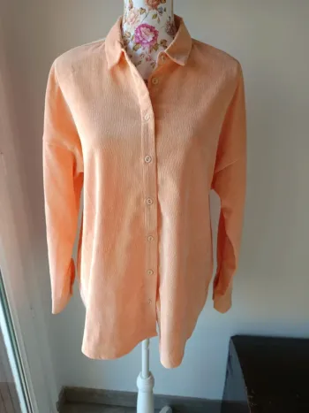 Chemise velours côtelé