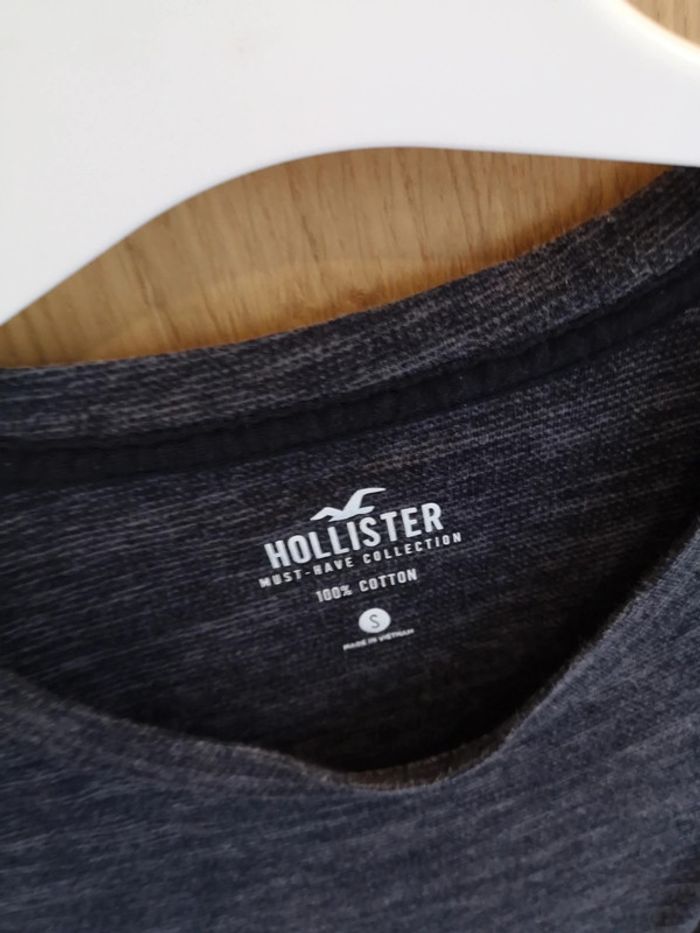 T-shirt Hollister en gris chiné S - photo numéro 4