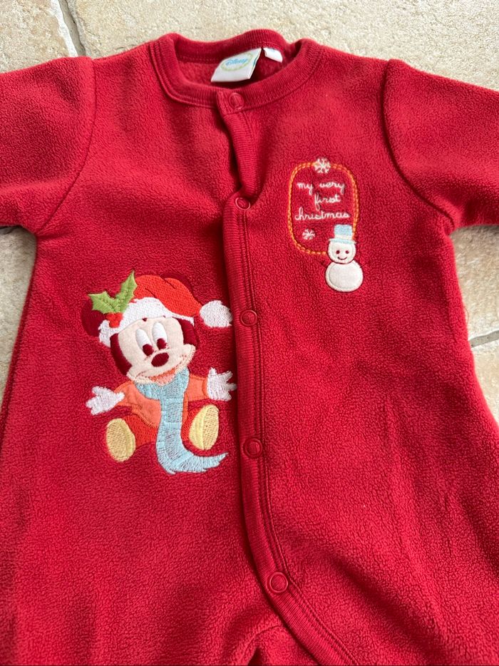 Pyjama Noël  polaire Mickey - photo numéro 2