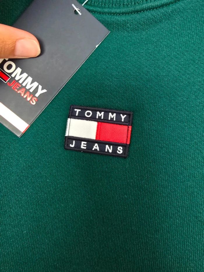 Sweat vert tommy - photo numéro 5