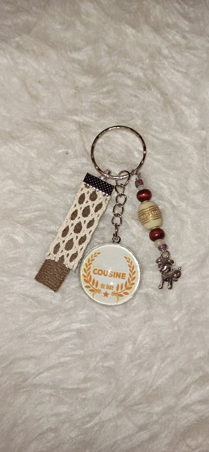 Porte clé cousine " Cousine de luxe "
