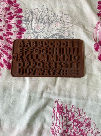 Moule silicone lettres