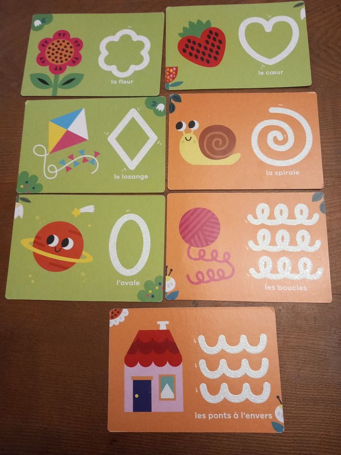 Lot 7 grandes cartes - photo numéro 2