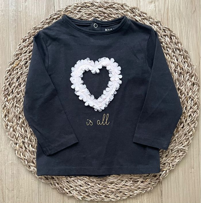 Tee-shirt manches longues Kiabi