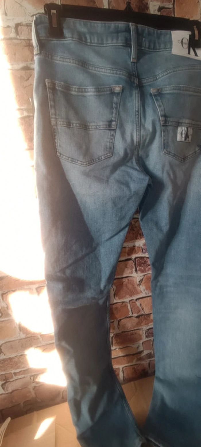 Pantalon jean bleu Calvin Klein - photo numéro 7