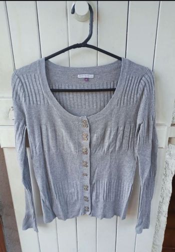 Cardigan gris patrice bréal taille 2