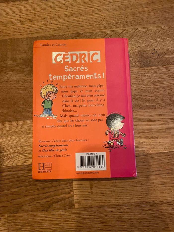 Livre La bibliothèque Rose Cédric Sacrés tempéraments ! - photo numéro 2