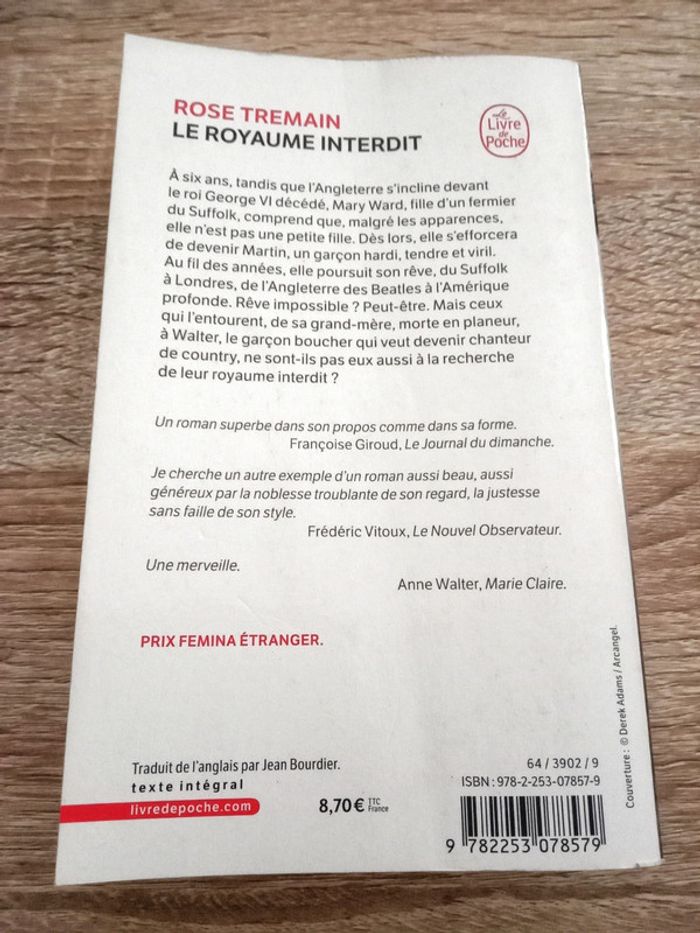 Rose Tremain 🪅 Le royaume interdit - photo numéro 2