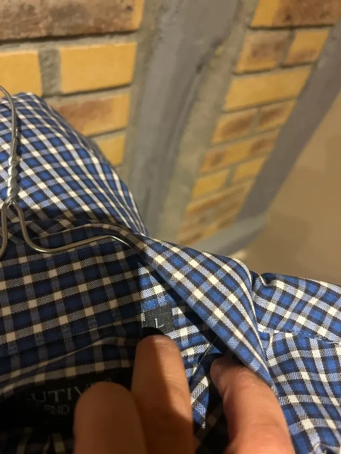 Chemise à carreaux homme, Armand Thierry taille L - photo numéro 3