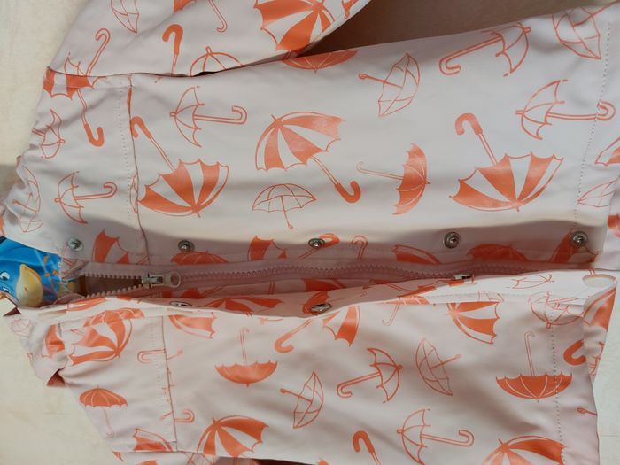 Manteau parka enfant Zeeman motif parapluies 24 mois - photo numéro 3