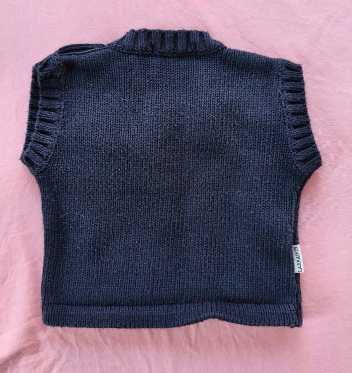 Gilet sans manches chaud mixte Labrador bleu foncé 3 mois - photo numéro 5