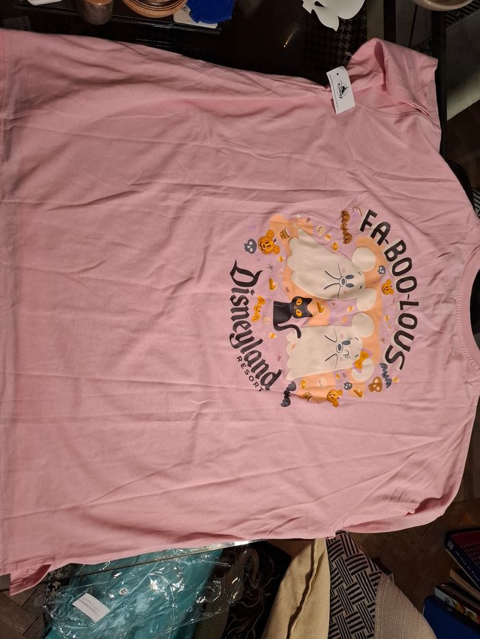 T-shirt Halloween Disneyland californie Mickey et Minnie Fantômes - photo numéro 2