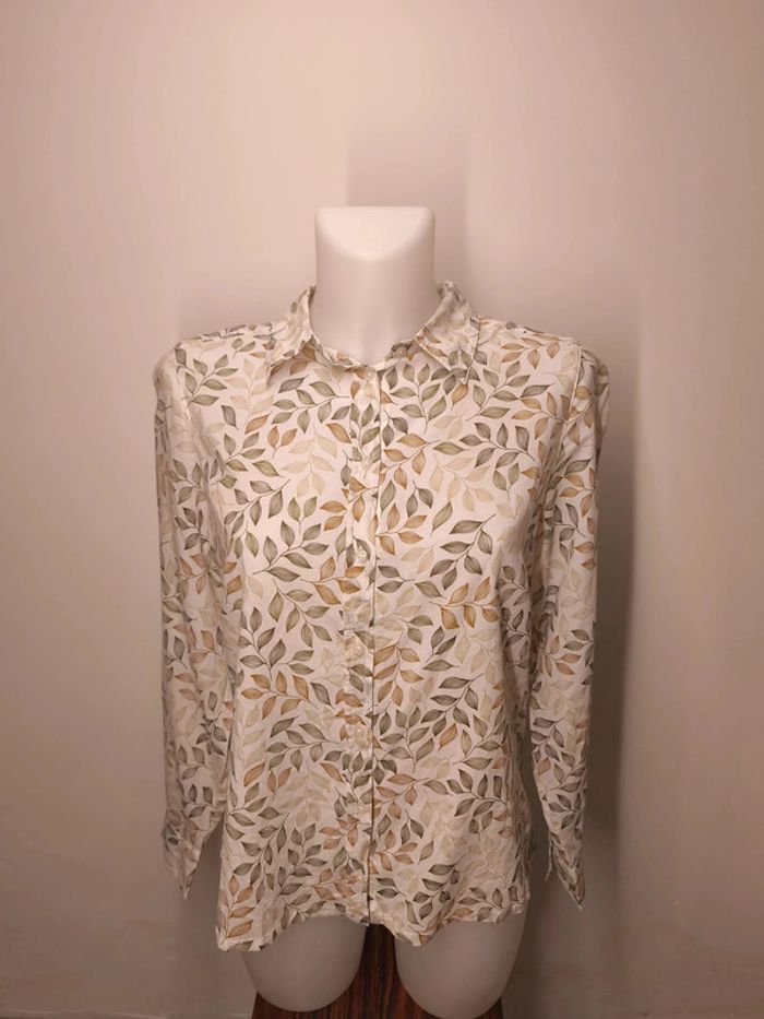 Chemise United Colors of Benetton Femme Taille S Blanc motifs