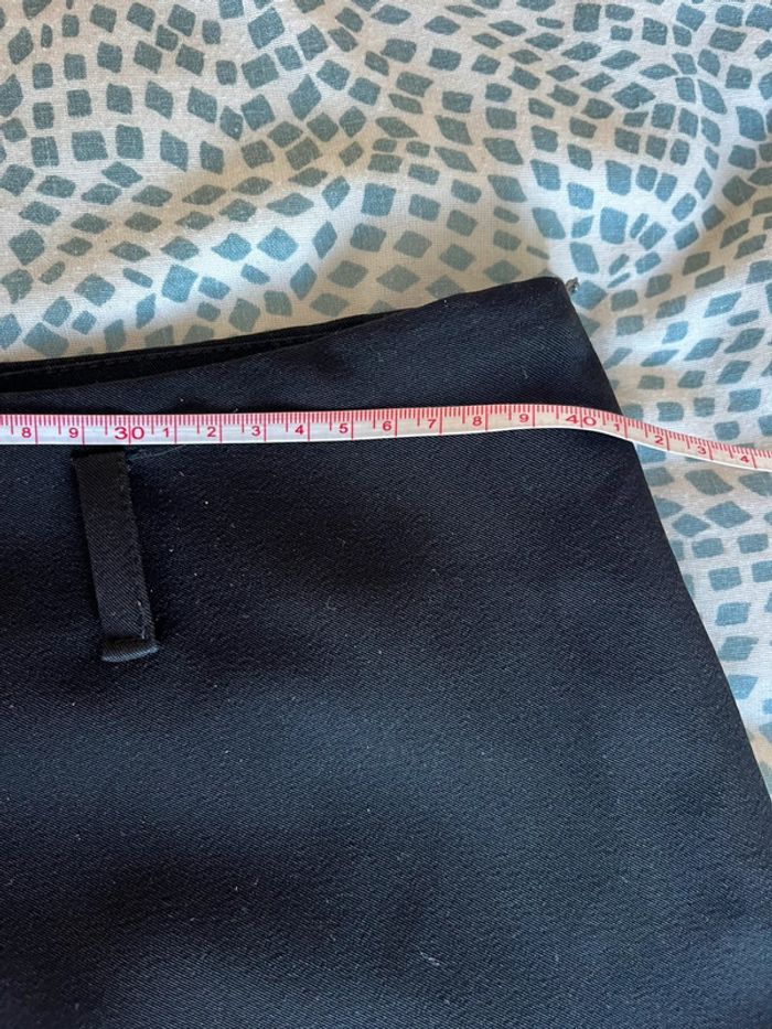 Jupe asymétrique noire mi longue taille 40/42 vintage - photo numéro 7