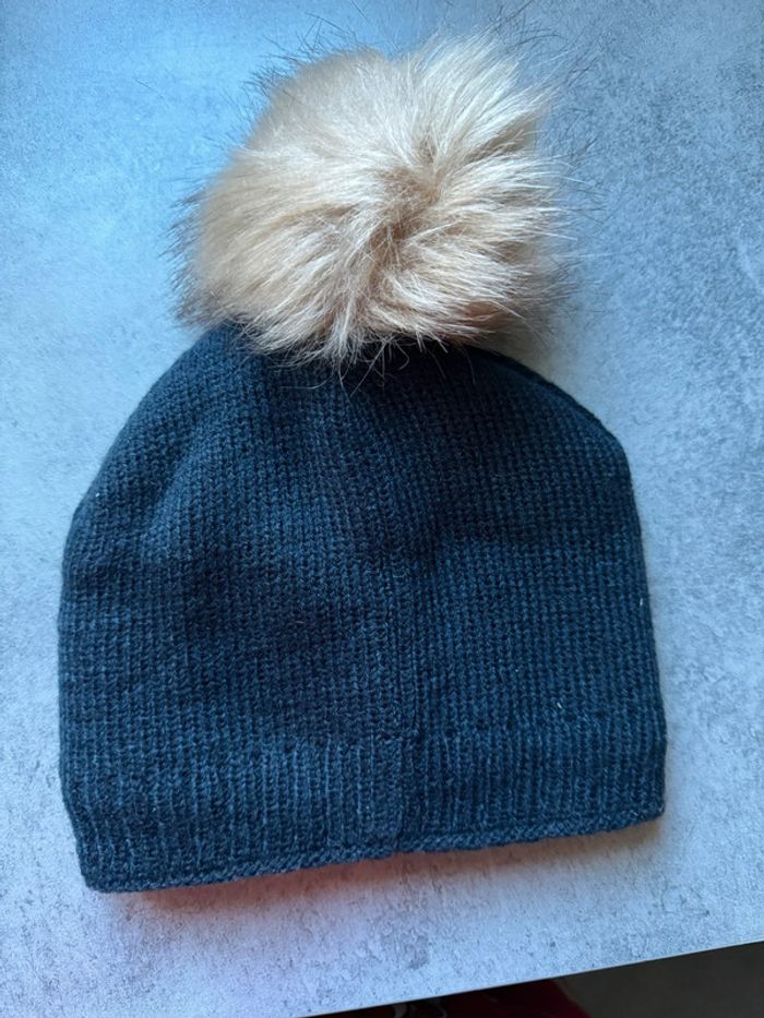 Bonnet fille à pom pom - photo numéro 2