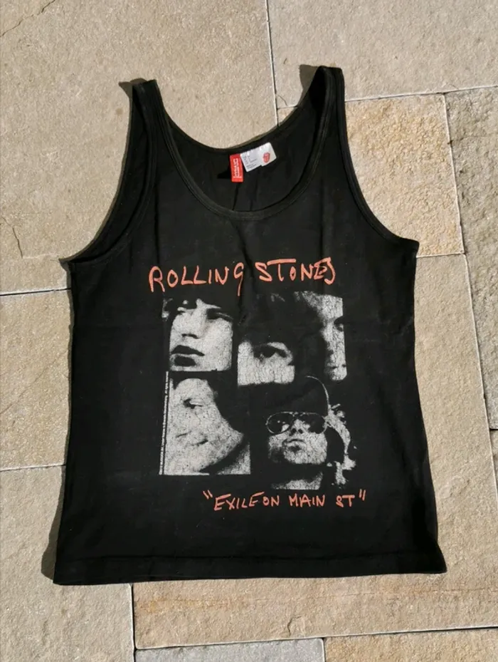 Débardeur rolling stones H&M taille 34