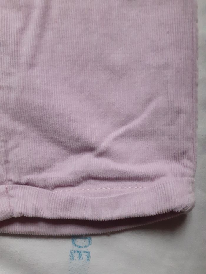 Pantalon rose en velours côtelé - photo numéro 2